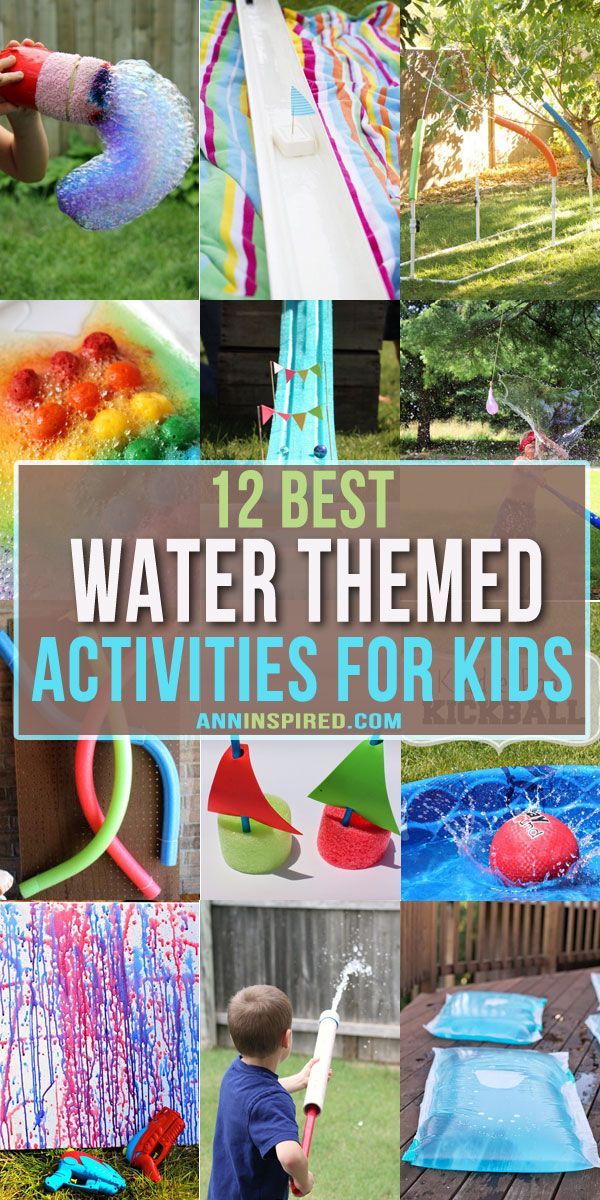 Water Themed Activities for Kids in 2020 | Activities for kids, Diy ...