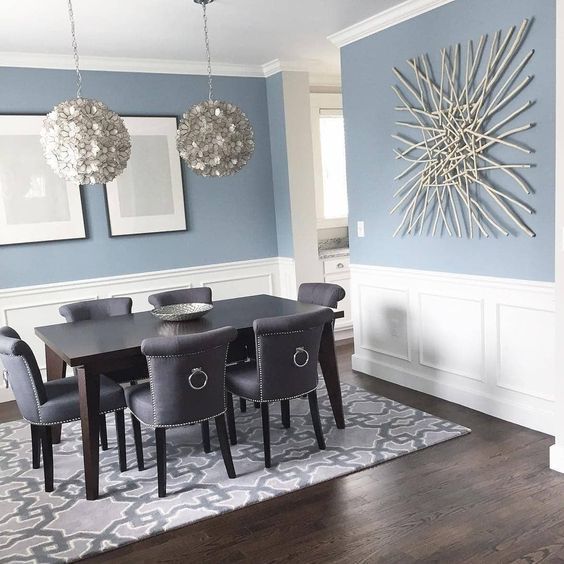 Benjamin Moore Nimbus Grey Dining Room Dining room colors, Dining