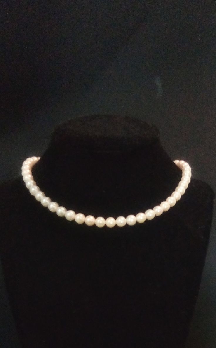 This gorgeous Tasaki pearl choker will be an heirloom to anyone who receives it. Made from the world's finest pearls by Tasaki this necklace is the perfect gift for a daughter's birthday, an anniversary surprise, or a luxurious gift for one's self. Elegant Single Strand Round Beads Choker, Elegant Round Beads Choker For Formal Events, Elegant Round Beads Choker For Formal Occasions, Elegant Round Beads Formal Choker, Elegant Pearl White Choker With Round Beads, Classic Formal Pearl Necklace With Pearl Charm, Elegant Formal Choker With Round Beads, Classic Single Strand Pearl Necklace For Formal Occasions, Elegant Beaded Choker For Formal Occasions