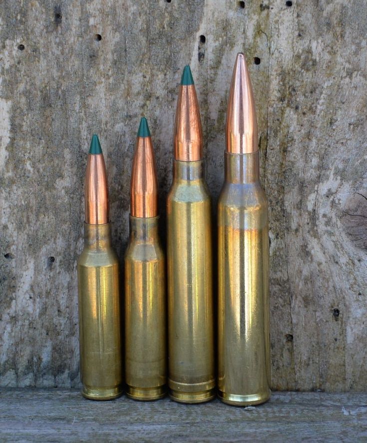 Left to right, 6.5 Creedmoor, 308 Winchester, 300 Winchester Magnum, and 338 Lapua Magnum. 300 Winchester Magnum, 338 Lapua, 338 Lapua Magnum, Long Range Shooting, 308 Winchester, Winchester, Barrel, Range, Building