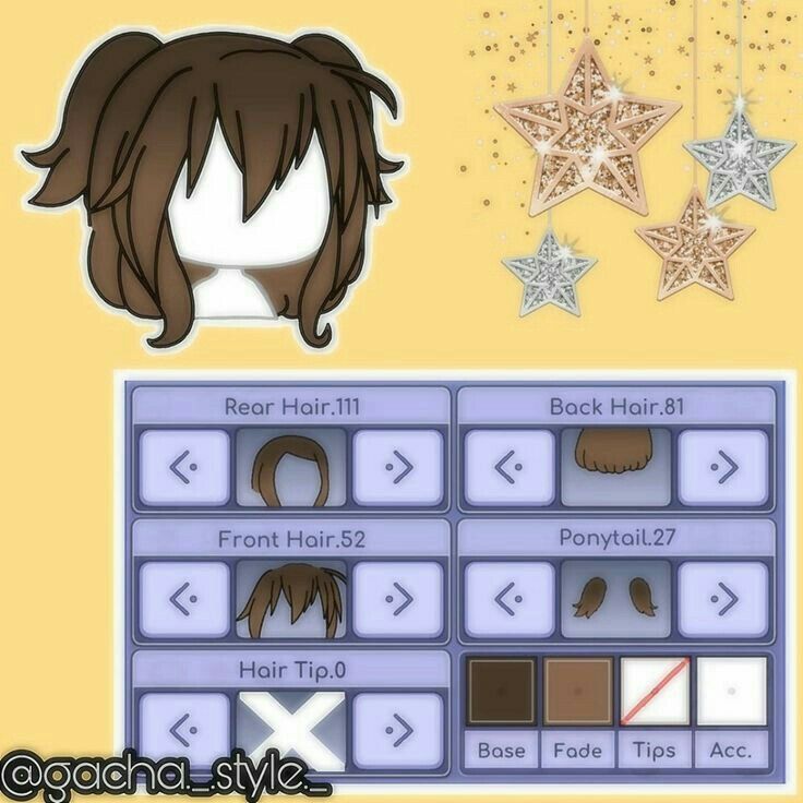 Pin by Galaxyclaw on Gacha hair style | Club hairstyles, Anime hair ...