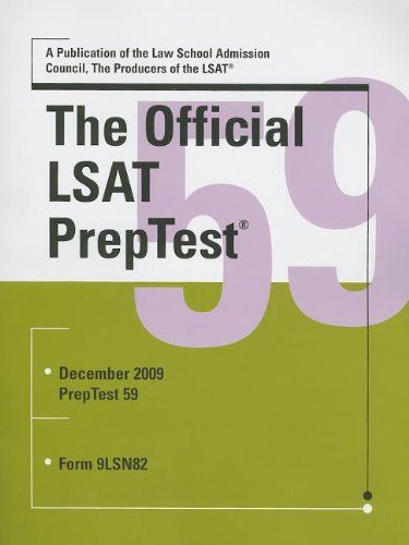 the official lsat preptest 59