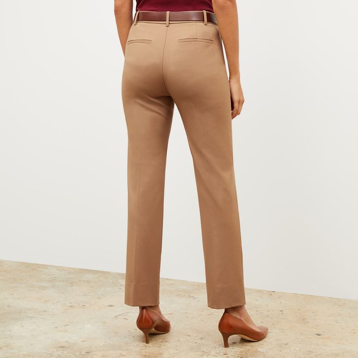 The straight-leg version of our popular Horton pant, the Smith is elongating and impeccably tailored—but with an extra-streamlined silhouette. Machine-Washable Tailor Friendly Pockets We’ve added a 3 1/2" hem allowance to these pants so that you can tailor them to the length that's best for you Made in China with fabric from Italy 95% Wool 5% Elastane Note: We recommend pre-washing this style before making any alterations, since minor shrinkage may occur Machine wash cold Do not bleach Do not tu Classic Brown Wool Pants, Tailored Brown Ankle-length Pants, Tailored Wool Ankle-length Dress Pants, Wool Dress Pants With Welt Pockets, Ankle-length, Stretch Ankle-length Pants With Seam Detailing, The Smith, Nordstrom Store, Silhouette Machine, Will Smith