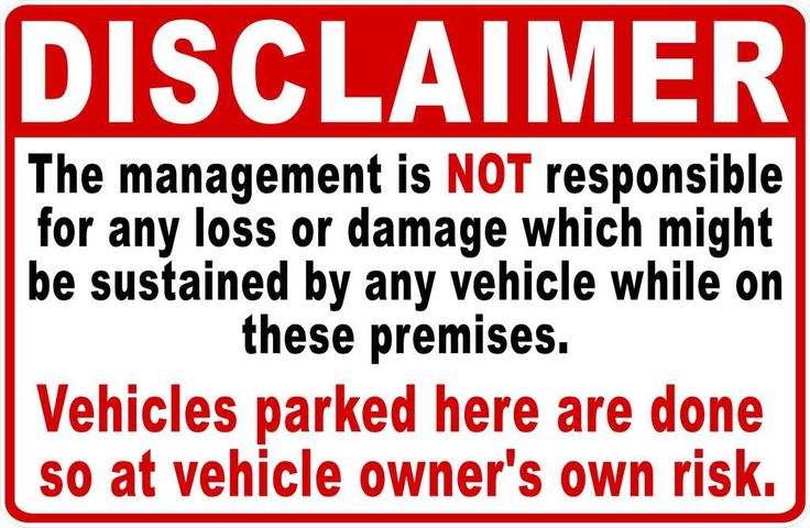 Disclaimer Management Not Responsible for Damage or Theft to Vehicle Sign Disclaimer Template, Fox Body Mustang, Mechanic Shop, Auto Body Shop, Automotive Repair Shop, Note Template, House Signs, Auto Repair Shop, Vinyl Graphics