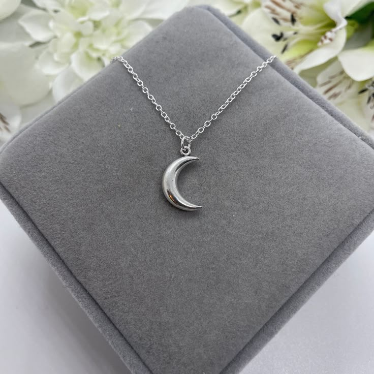 Excited to share this item from my #etsy shop: Silver Moon Pendant Necklace, Silver Moon Necklace, Silver Necklace For Women,Handmade, Peace, Gift, Silver Pendant Necklace, Moon Necklace Moon Nickles, Moon Pendant Necklace Silver, Silver Moon Necklace, Moon Jewellery, Jewellery Dainty, Silver Necklace For Women, Moon Necklace Silver, Pretty Jewelry Necklaces, Necklace Moon