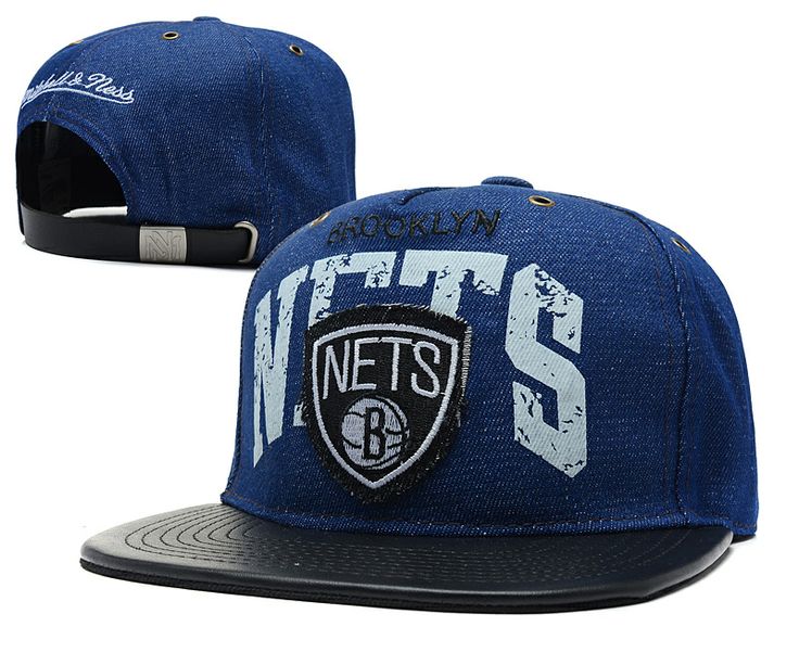 NBA BROOKLYN NETS_ Snapbacks Hats Snakeskin Mitchell And Ness 9252! Only $8.90USD Brooklyn Nets, Mitchell & Ness, Snapback Hats, Hat Fashion, Snake Skin, Nba, Brooklyn, Baseball Hats, Navy