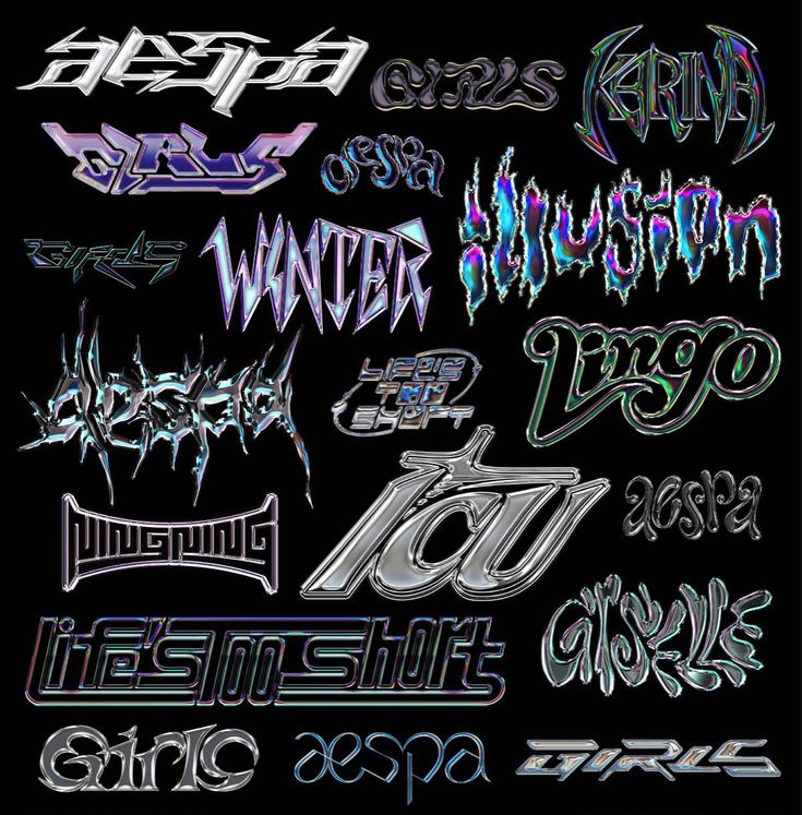 various graffiti font and numbers are shown in this graphic design file, which includes the same type