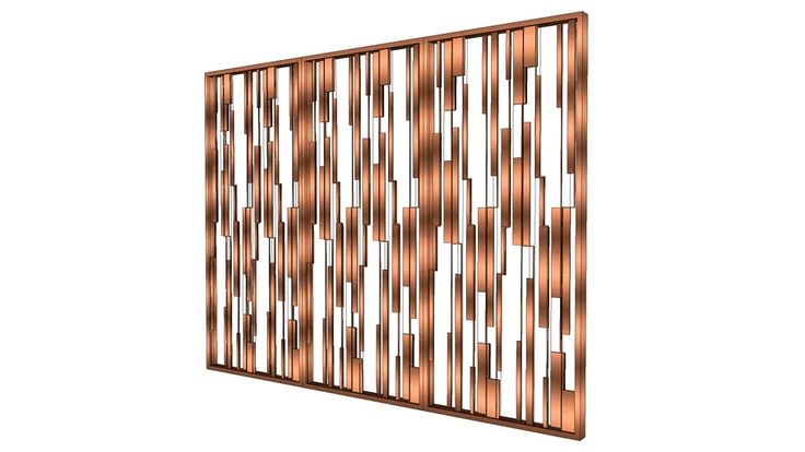 an image of a metal screen that looks like it is made out of copper foil