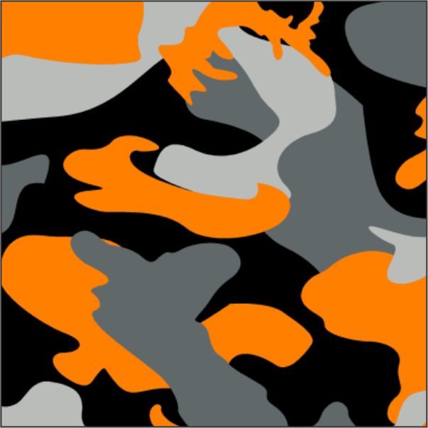 an orange and gray camouflage background