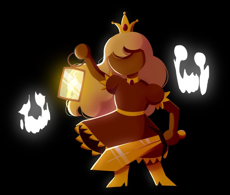 a cartoon character is holding a lantern in her hand