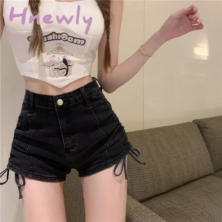 fashion casual cool woman shorts for women denim booty shorts high waist drawstring jean shorts sexy short Jeans [20231225] window.adminAccountId=230918127; Trendy Summer Jeans With Drawstring, Y2k Jean Shorts For Summer, Y2k Style Jean Shorts For Summer, Trendy Mid-rise Cargo Shorts, Summer Y2k Jean Shorts, Y2k Jean Shorts With Built-in Shorts For Summer, Y2k Bottoms With Built-in Shorts For Summer, Y2k Style High-waisted Shorts For Summer, Y2k Style Bottoms With Built-in Shorts For Summer