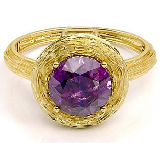 Nestled in a textured bed of 14K yellow gold, this dazzling amethyst adds color and sparkle to your everyday looks. From Adi Paz® Jewelry. 14k Yellow Gold Amethyst Ring With Halo Setting, Gold Amethyst Ring With Halo Setting, Fine Jewelry, Gold Amethyst Ring With Halo Setting, 14k Yellow Gold Amethyst Ring With Diamond Cut, Fine Jewelry Yellow Gold Amethyst Ring With Halo Setting, Fine Yellow Gold Amethyst Ring With Halo Setting, Yellow Gold Amethyst Ring With Diamond Cut For Anniversary, 14k Gold Diamond Cut Amethyst Ring, 14k Gold Amethyst Ring With Diamond Cut, Fine Jewelry