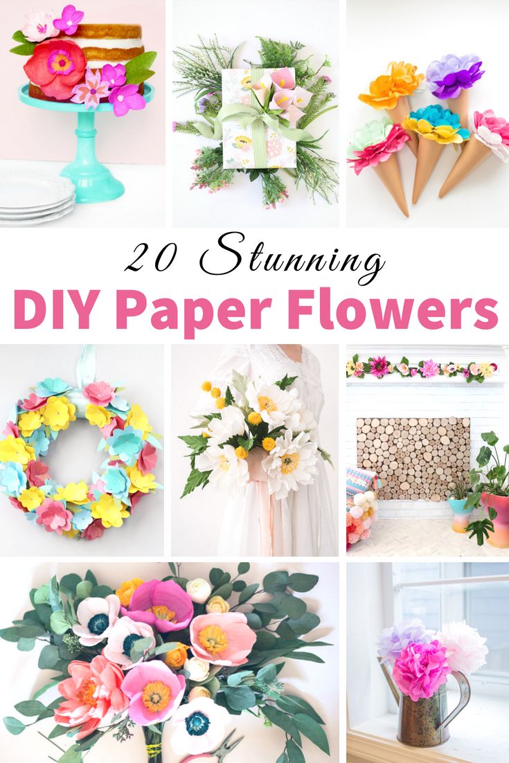 How To Make Paper Flowers 20 Ways Via Mynourishedhome DIY