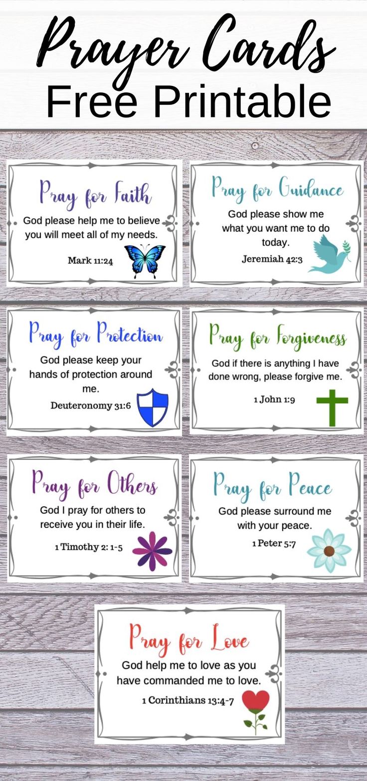 7 Daily Prayers That You Should Be Praying Plus! Free Printable ...