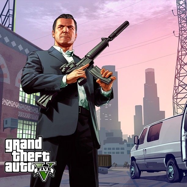 Michael - Grand Theft Auto V | Grand theft auto artwork, Grand theft ...