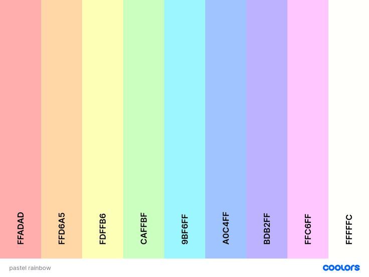 an image of the color scheme for different colors in this graphic, you can see how many