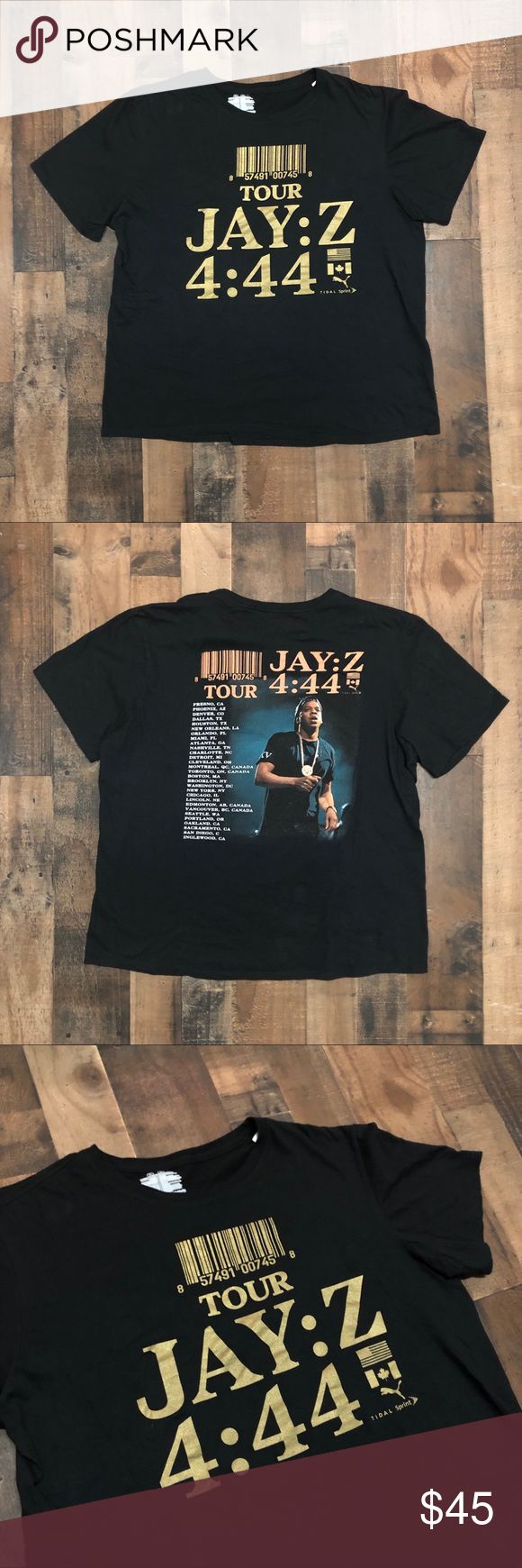 ネック Jay Z 4:44 Tour Rap Tee ジェイジー ツアー Tシャツ のツアー