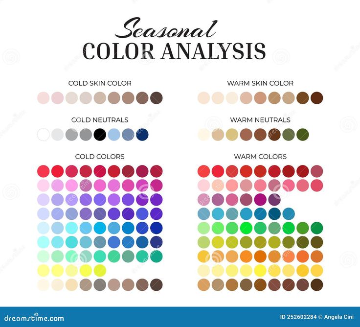 the color scheme for seasonal colors