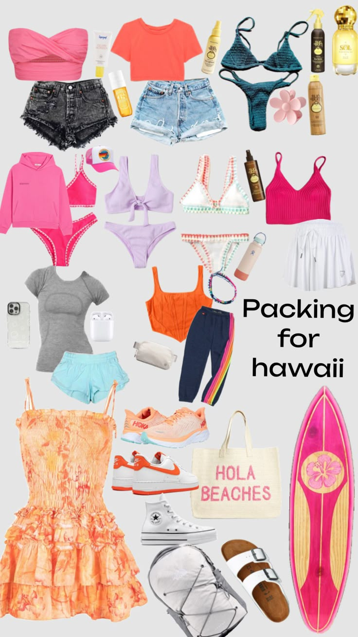 #hawaii Summer Fits Hawaii, Preppy Hawaii Outfits, Hawaii Inspo Outfits, Outfits To Wear To Hawaii, Hawaii Inspired Outfits, Shein Hawaii Outfits, Hawaii Spring Break Outfits, Clothes For Hawaii, Cute Outfits For Hawaii