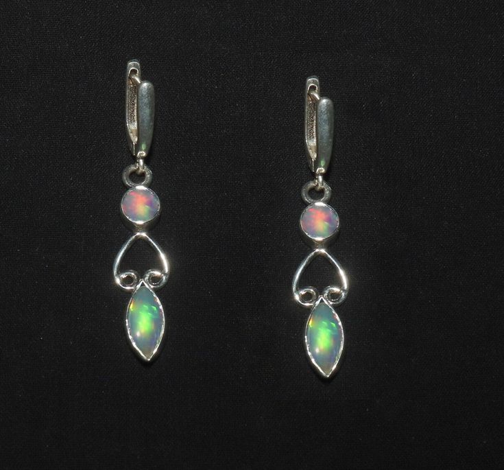 Opal Earring, Fire Opal Earrings, Handmade Earring, Opal Stone, Opal Earrings, Opal Jewelry, Fine Jewellery Earrings, Opal Gemstone, Fire Opal