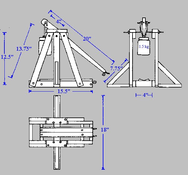 a drawing of a wooden table with measurements for the top and bottom section, including two legs