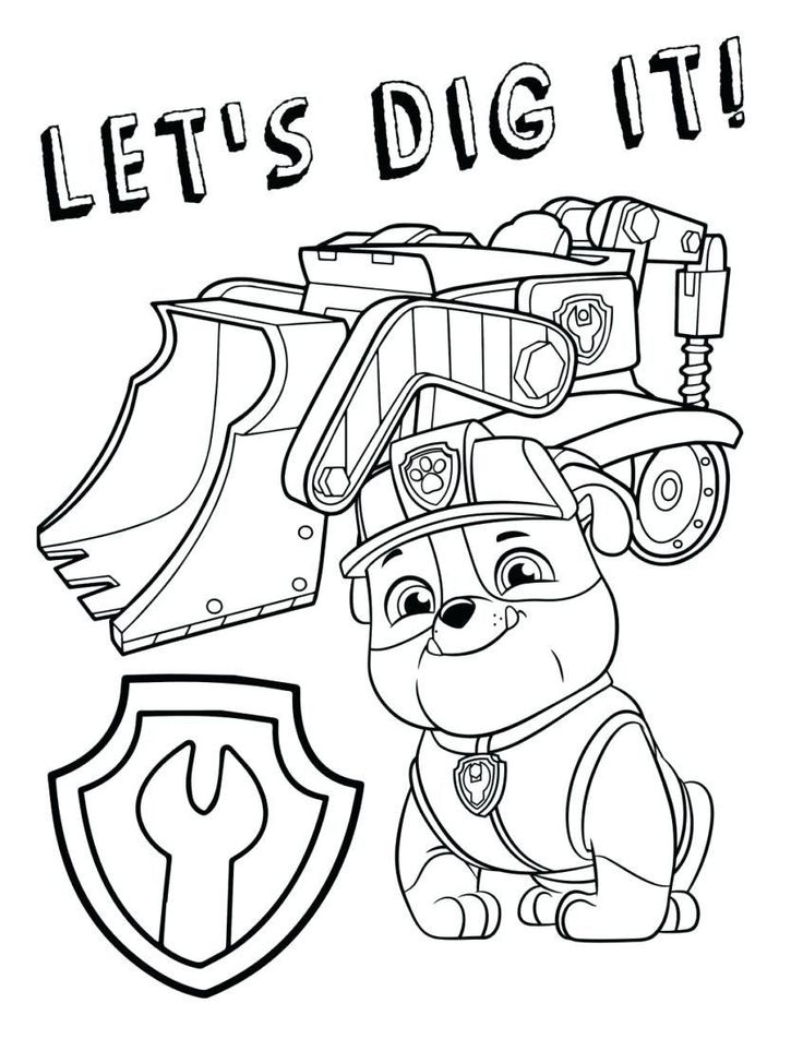 paw patrol coloring pages for kids