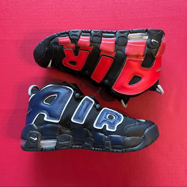 New Without Box. Color: Black/University Red-Midnight Navy-White Brand: Nike Us Shoe Size: 6y Type: Shoes Shoe Width: Medium Sold As Pictured. Thanks For Looking! 8.1222box42mismatalla13 Nike Uptempo Navy, Nike Air More Uptempo, Nike Air More, New Nike Air, Midnight Navy, White Brand, Box Color, Kids Nike, New Nike