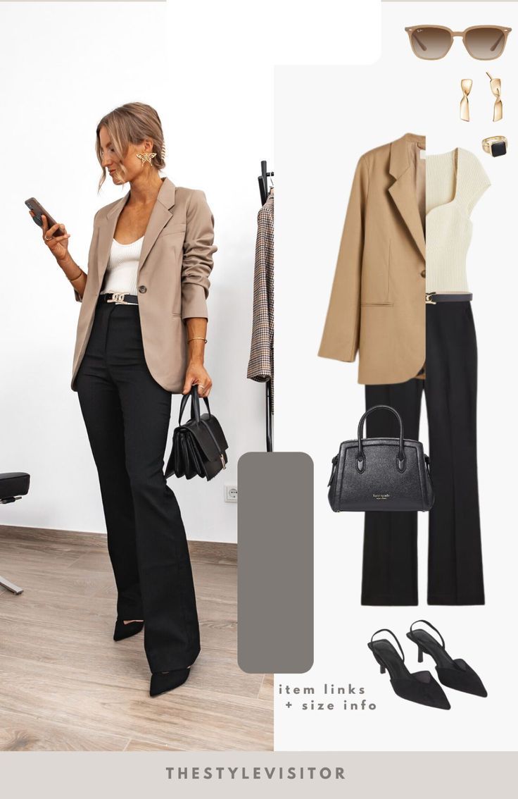 Women Work Outfit Ideas || Latest and Stylish Women Work Outfits 2023 dress fashion dress design dressed aesthetic dress aesthetics dresses short dresses styles dressed jeans outfit dress jean outfit dresse jeans outfit dress shorts dress with boots outfit Womens Outfit With Blazer, Elegant Women Outfit Casual, Casual Blazer Work Outfits, Tan Tweed Blazer Outfit Women, Coat Over Blazer Outfit, Blazer Inspired Outfits, Work Outfits Women With Blazer, Women’s Blazer Outfit Work, Neutral Business Casual Outfits Winter