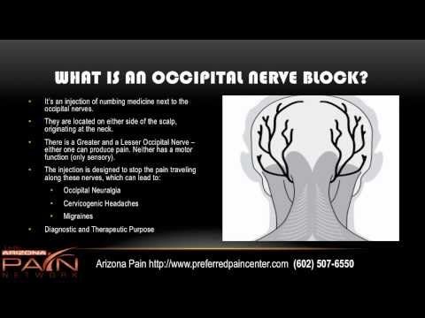 Occipital nerve block injections have been shown to work very well for ...