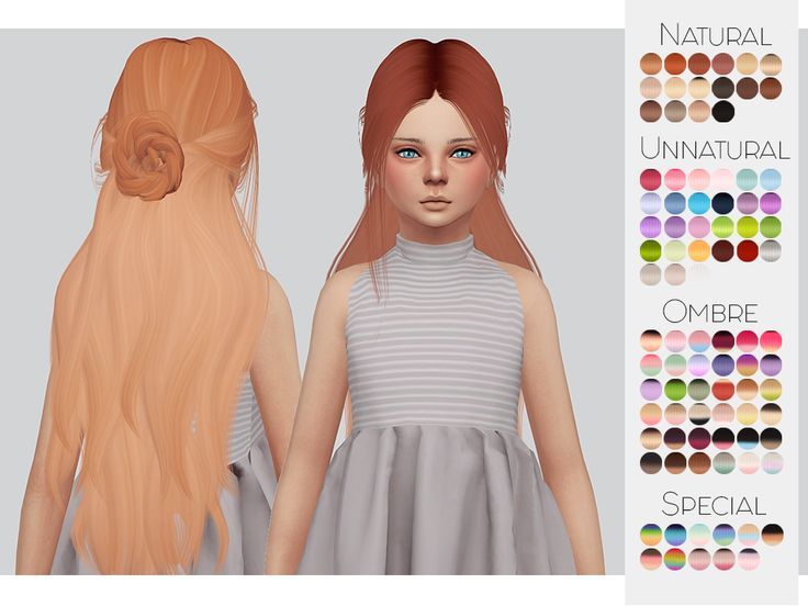 TS4 Child Hair Retexture 08  LeahLilliths Renaissance 90 Colors  Retex Ts4 Child Hair, Sims 4 Cc Clothes Kids, The Sims 4 Kids, Sims 4 Cc Clothes, Alpha Cc, Sims 4 Black Hair, Cc Hair, Sims 4 Cc Kids Clothing, The Sims 4 Pc