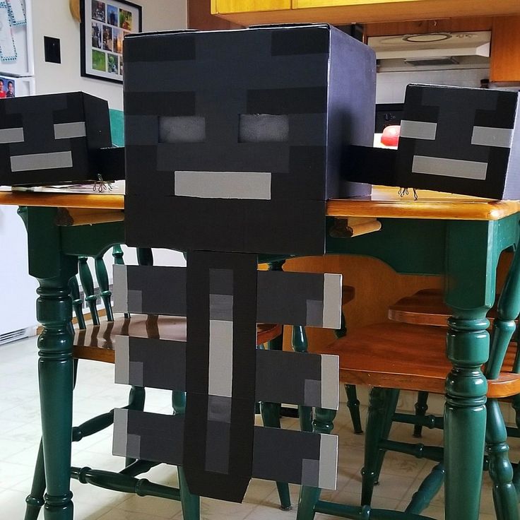 Minecraft Wither Costume | Diy minecraft birthday party, Minecraft ...