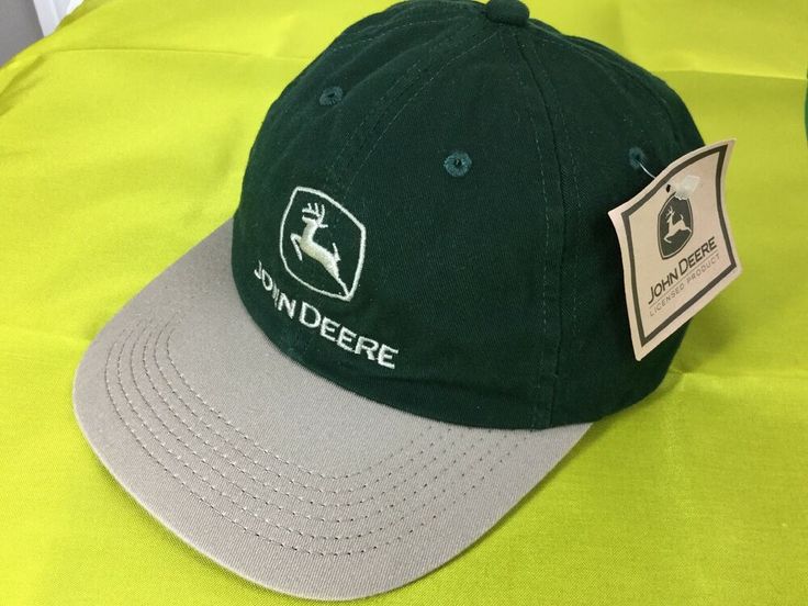 JOHN DEERE CAP Hat Green / Silver NEW W/Tags Vintage NOS #JohnDeere #BaseballCap John Deere Hats, Tshirt Tank Top, Spyder Men, Baseball Trucker Hat, Winter Cap, Green Logo, Womens Baseball Cap, Green Tshirt, New Era 59fifty