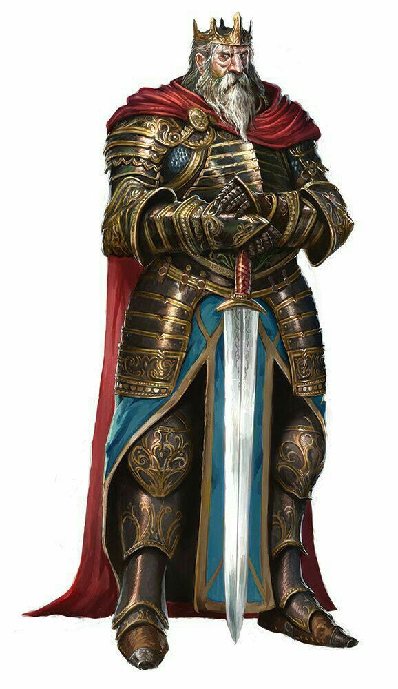 Old Human Nobleman Knight - Pathfinder PFRPG DND D&D d20 fantasy Heroic Fantasy, Fantasy Male, Fantasy Armor, Fantasy Warrior, Fantasy Rpg, Fantasy Inspiration, Medieval Fantasy, Dnd Characters, Character Portraits