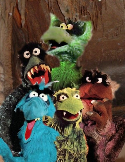 the muppets are posing for a photo together