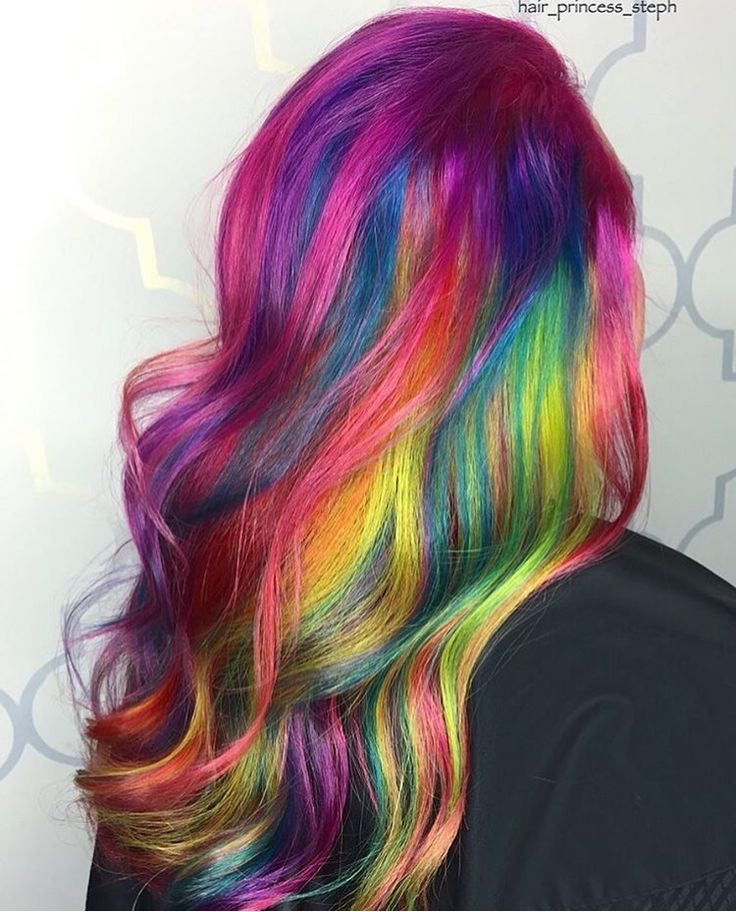 Cool Tone Hair Colors, Two Color Hair, Mermaid Hair Color, Arctic Fox Hair Color, Dramatic Hair, Professional Hair Color, Rainbow Hair Color, Creative Hair Color, Multi Colored Hair