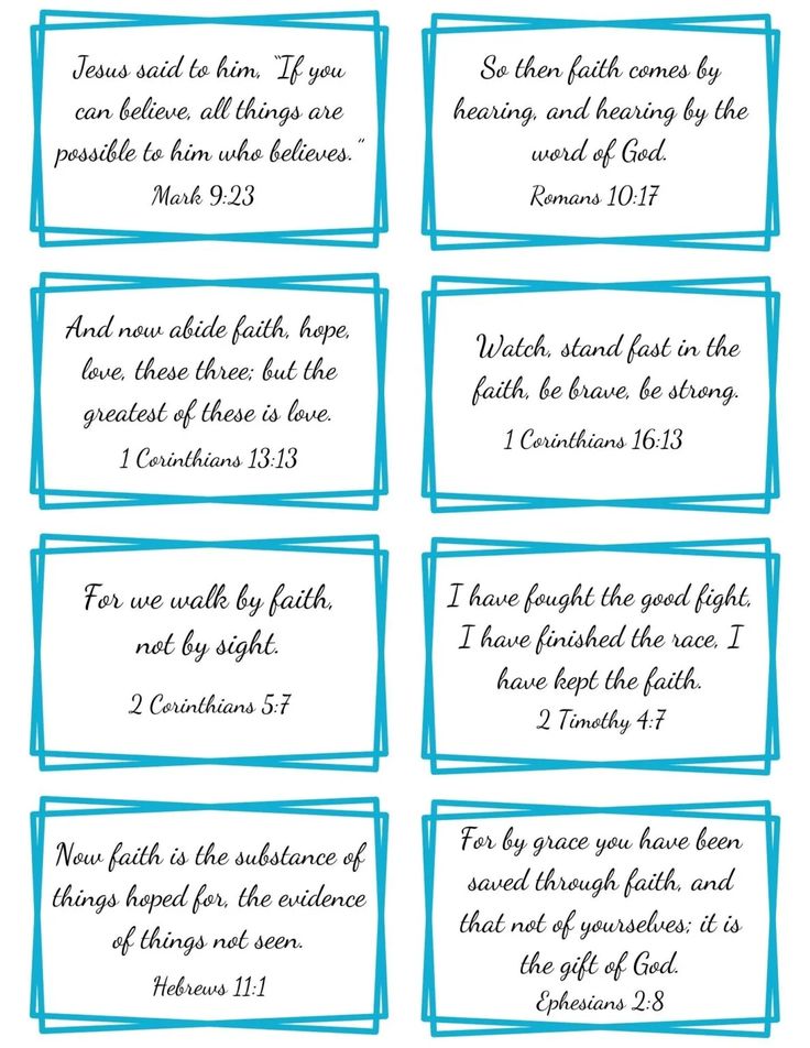 18 Completely Free Printable Bible Verses | Printable bible verses ...