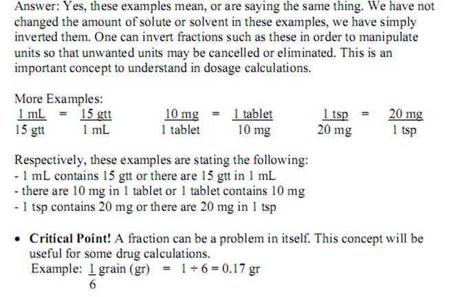 Nursing Dosage Calculation Practice Worksheets With Answers