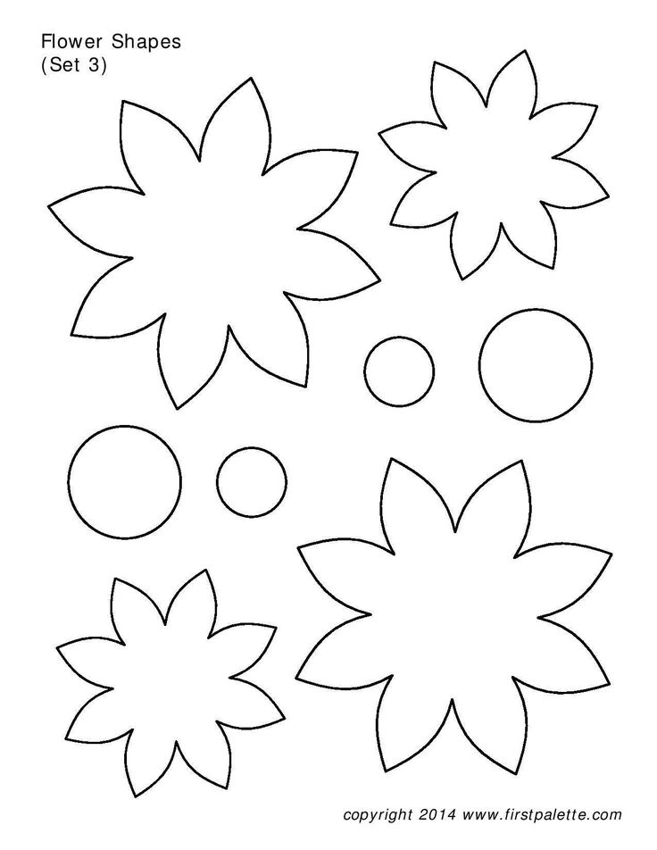 the paper flowers are cut out and ready to be colored