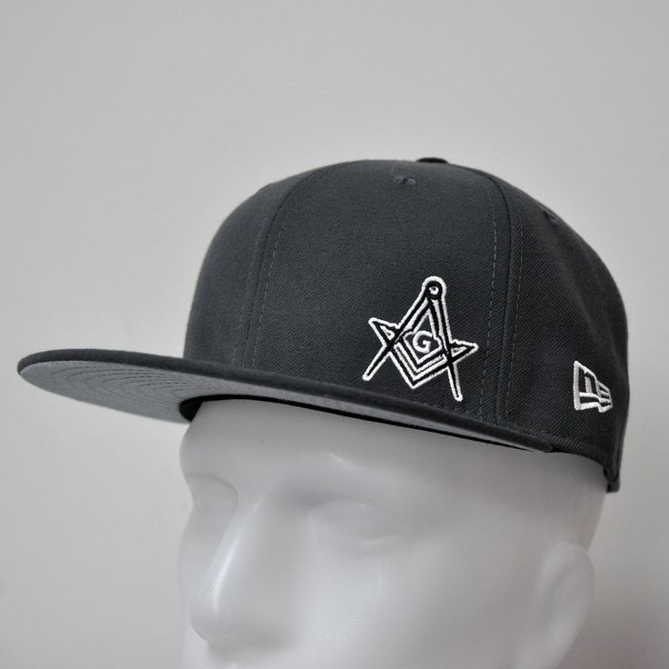 Image of New Era 5950 Fitted Cap - Graphite Flawless Prince Hall Mason, Masonic Order, Masonic Art, Free Mason, G Unit, Absolute Value, Flat Bill Hats, Best Caps, Masonic Ring