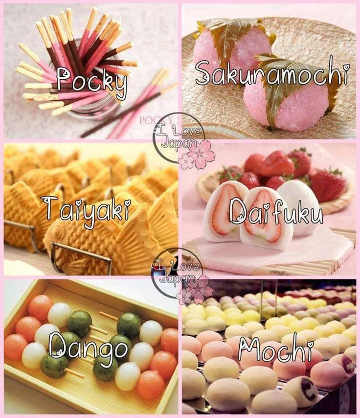 different types of food are shown in this collage