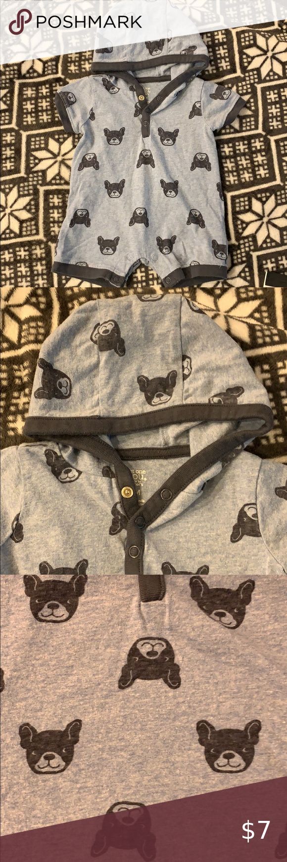 Carters 3m onesie 3 month old  Blue Carter onesie with cute puppies Great condition no stains, maybe worn once or twice Carter's One Pieces 3 Month Old, Cute Puppies, Onesies, Blue Color, Puppies, One Piece, Outfit Inspo, Plus Fashion, Fashion Design