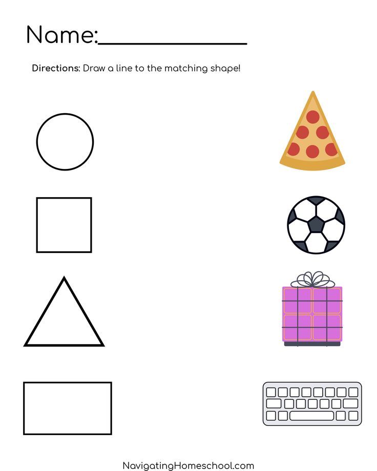 a worksheet for children to learn how to draw shapes