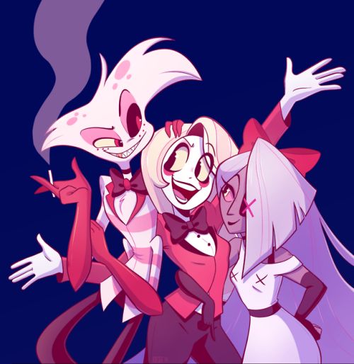 Hazbin hotel Alastor X reader - meeting angel charlie and vaggie ...