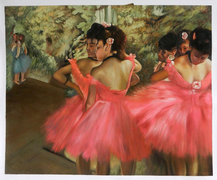 Dancers in Pink by Edgar Degas Edgar Degas Paintings, Swan Skirt, Ballet Paintings, Degas Ballerina, Degas Dancers, Degas Paintings, Pink Painting, The Ballerina, Ballet Beautiful