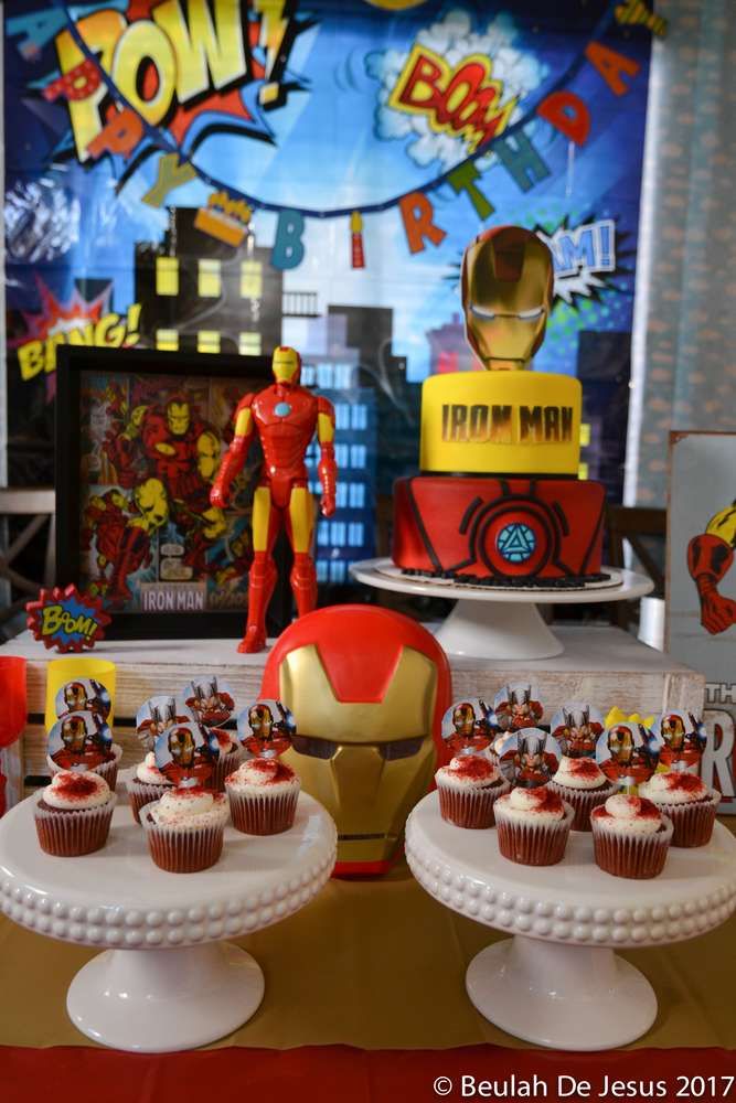 Iron Man Marvel Superheroes Birthday Party Ideas | Photo 1 of 28 | Iron ...