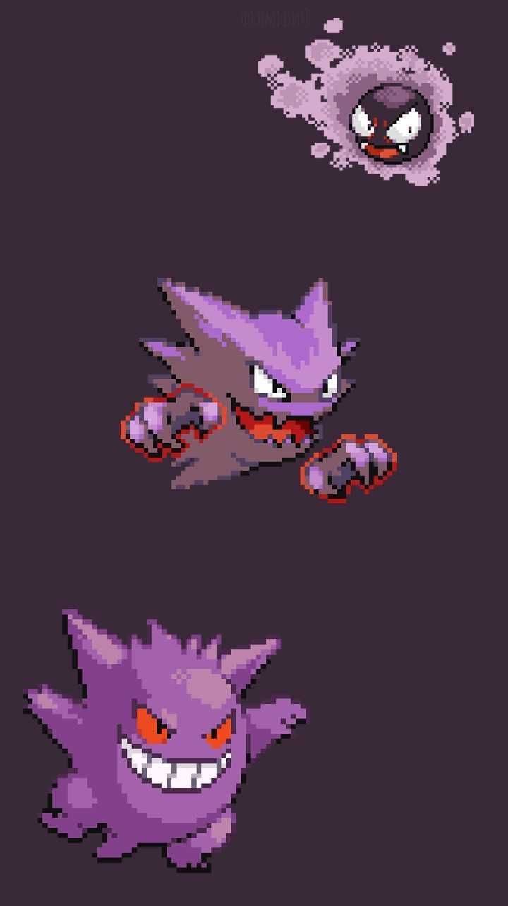 4K Gengar Wallpaper Explore more Biped, Bipedal Pokémon, Dark purple ...