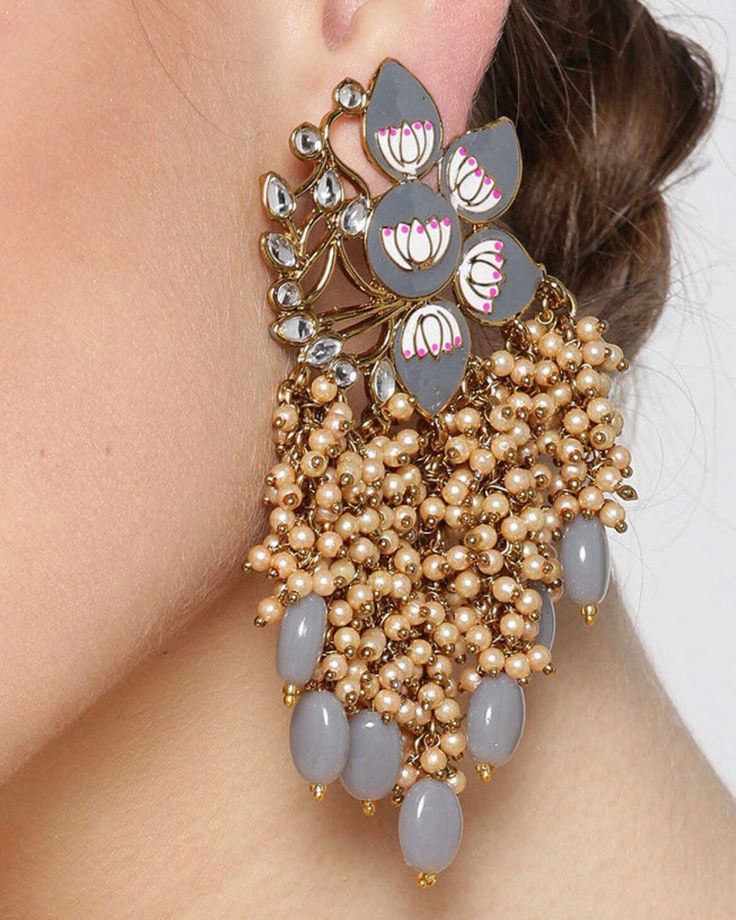 A beautiful handpainted meenakari earring with drop pearls. It's unique design is surely a show stopper for any occasion. High quality material and workmanship for this piece to be your forever friend. Product Include: Earrings Explore our shop for more beautiful pieces: https://www.etsy.com/shop/KoohooUS Care tips: - Keep away from contact with nail polish removers, perfumes, body oils, and other household chemicals - Put the jewelry last while getting ready as hair styling products may damage Jewelry Pearl Earrings, Meenakari Earrings, Nail Polish Removers, Photography Settings, Hair Styling Products, Kundan Earrings, Body Oils, Jewelry Pearl, Pool Spa