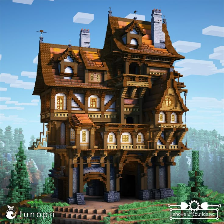 Get more from Junopii on Patreon | Minecraft medieval house, Minecraft ...