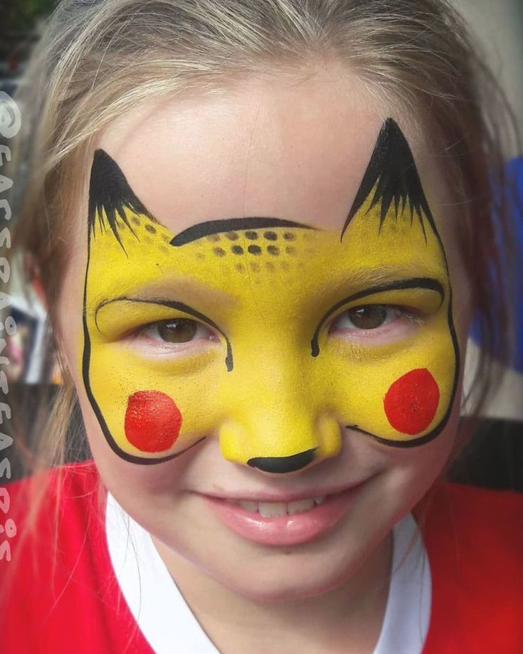 Kids love when I tell them I can paint Pikachu! ☄ Face Paint by # ...