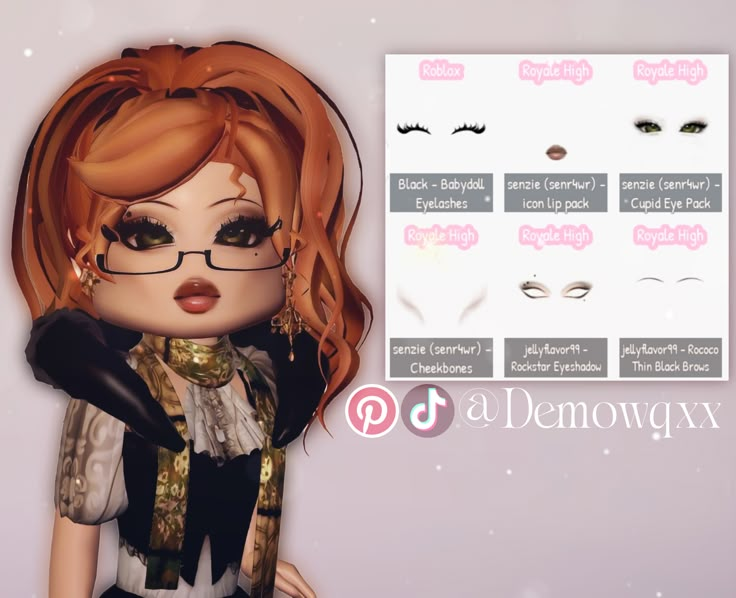 Royale High Face in 2024 | Royal high outfits ideas cheap, Aesthetic ...